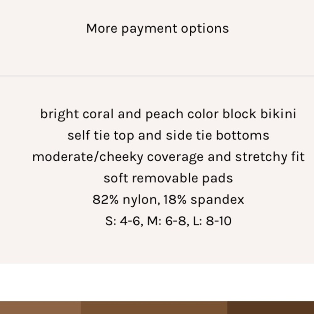 NEW Colorblock Bikini - Picture 4 of 4